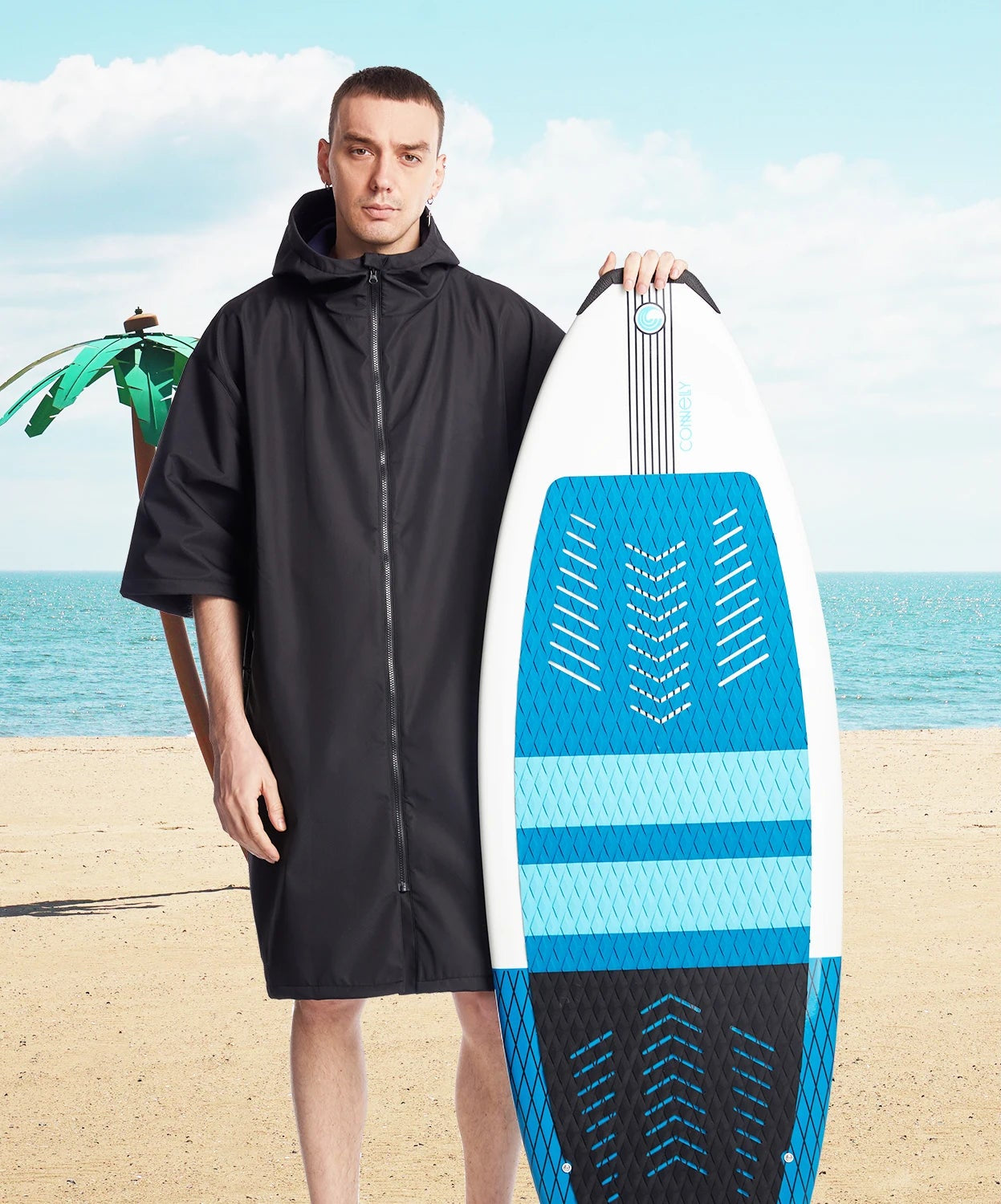 Herre Hettekappe Kortermet Vanntett Hurtigtørkende 3