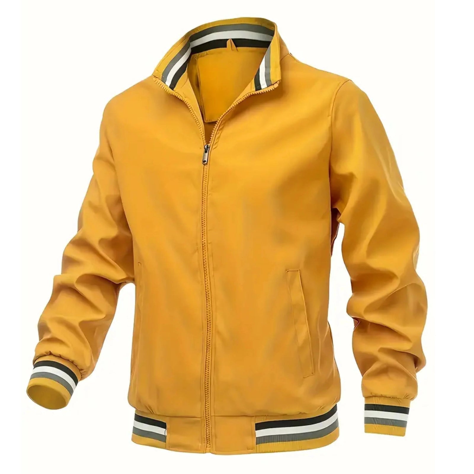 Herre Jakke Bomber Vintage Stil 4
