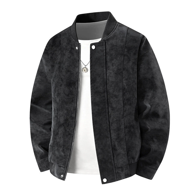 Herre Jakke Bomberstil Minimalistisk Passform 2