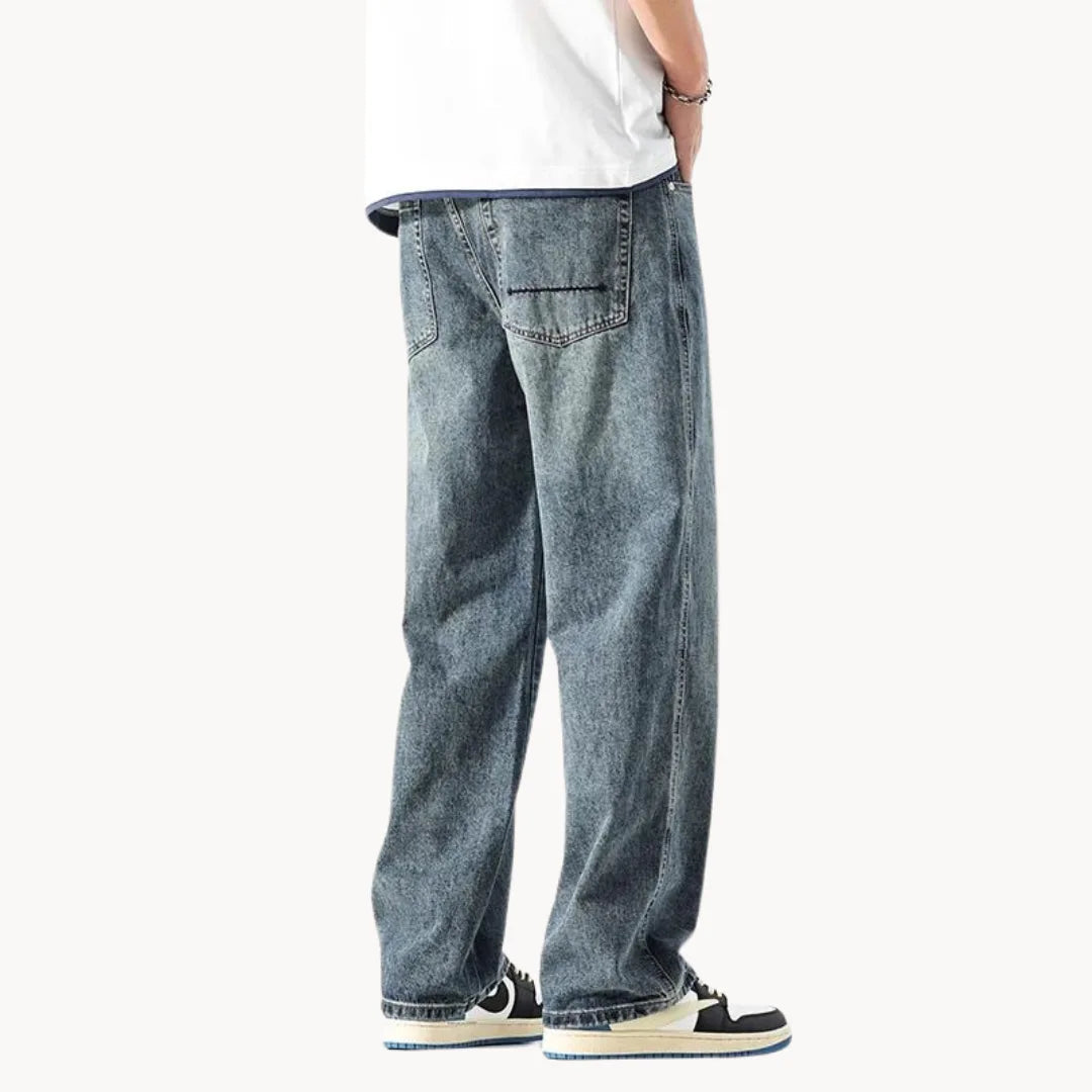 Herre Jeans med Rette Ben og Femlommersdesign 4