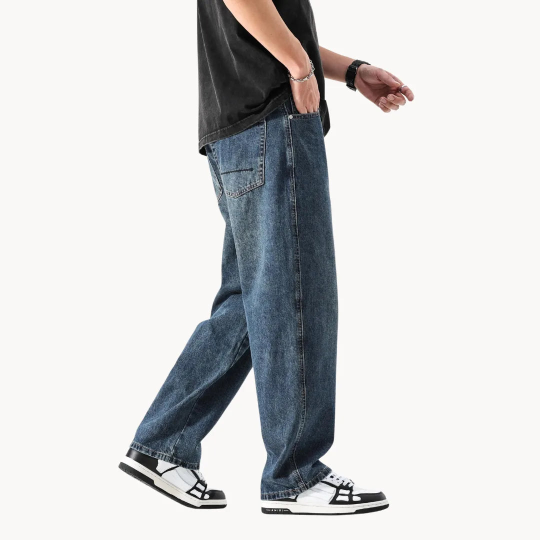 Herre Jeans med Rette Ben og Femlommersdesign 7