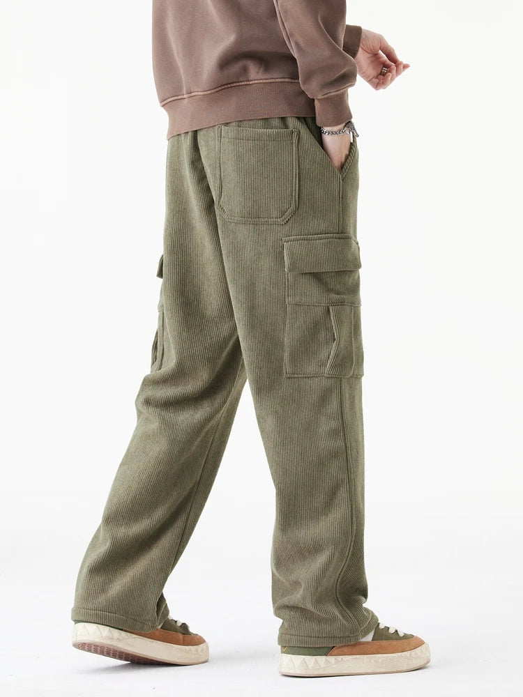 Herre Joggebukse Cargo-Inspirert Avslappet Passform 3