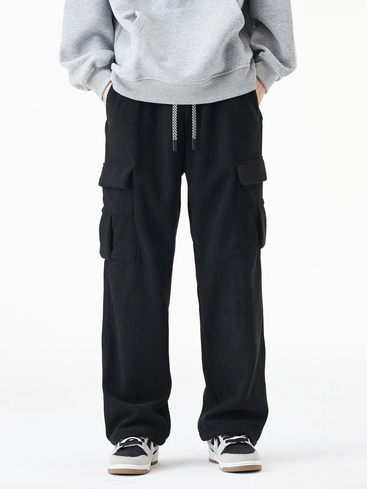 Herre Joggebukse Cargo-Inspirert Avslappet Passform 6