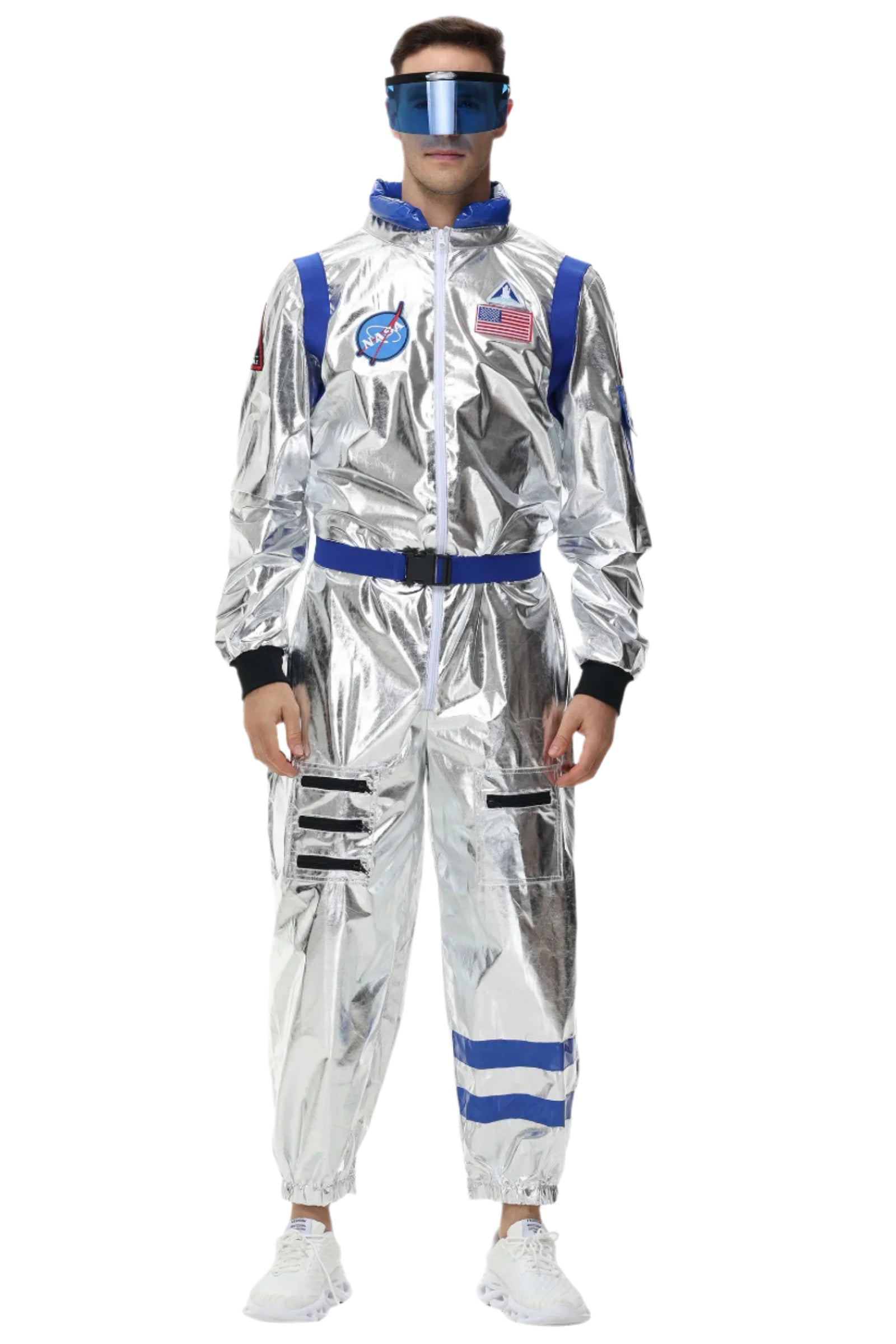 Herre Kostyme Astronaut Futuristisk Polyester 12