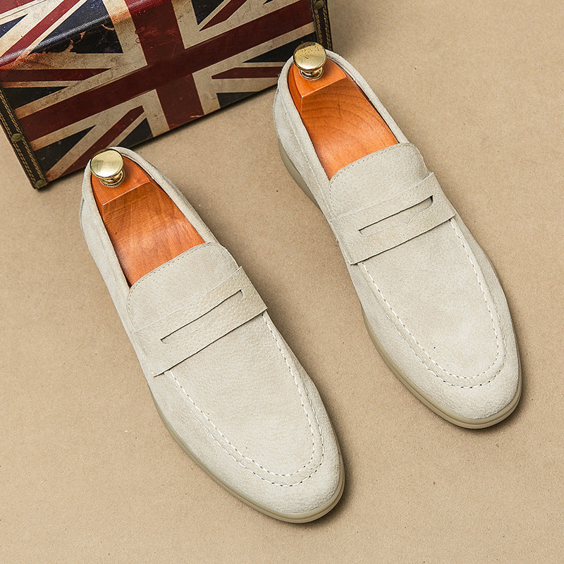 Herre Loafers i Semsket Skinn 2