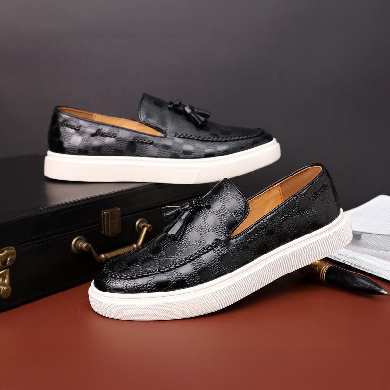Herre Loafers med preget design 3