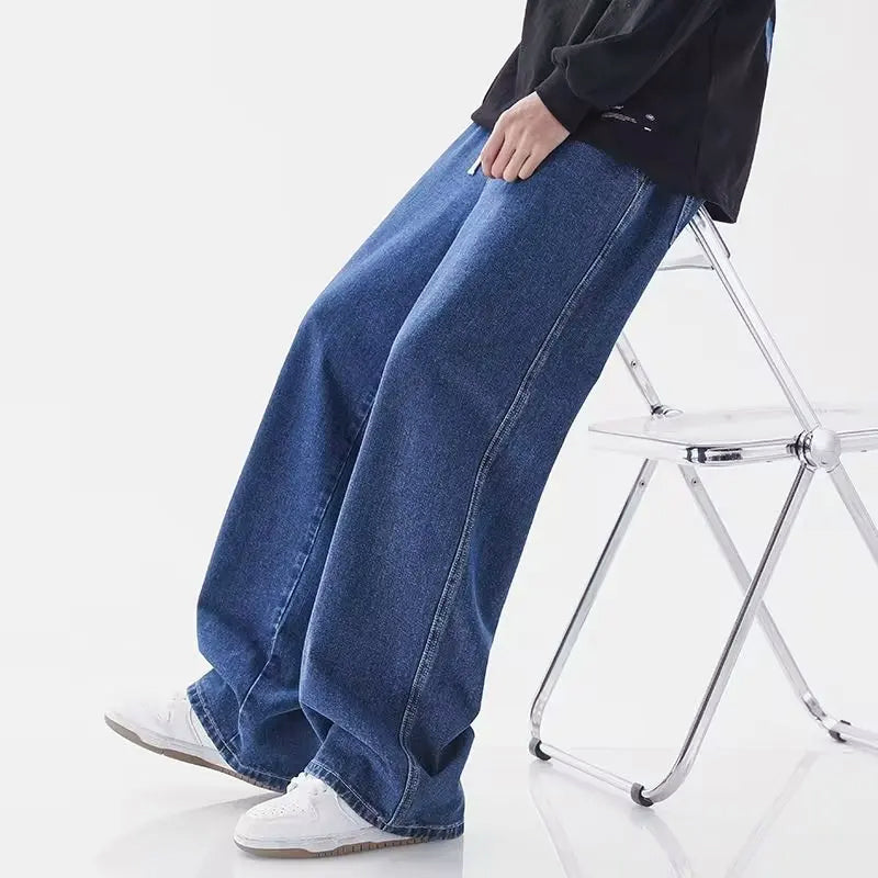 Herre Loose Wide Leg Jeans 3