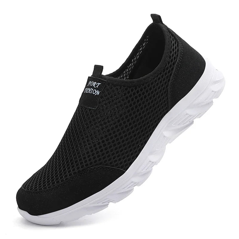 Herre Løpesko Slip-On Mesh Lettvekts for Uformelle Anledninger 1