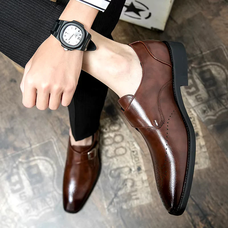 Herre Monk Strap Dress Sko 4