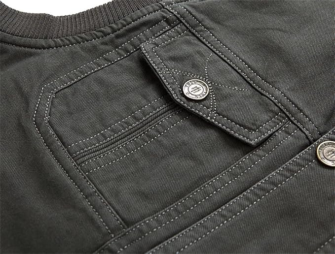 Herre Multilommevest Vintage Stil 2