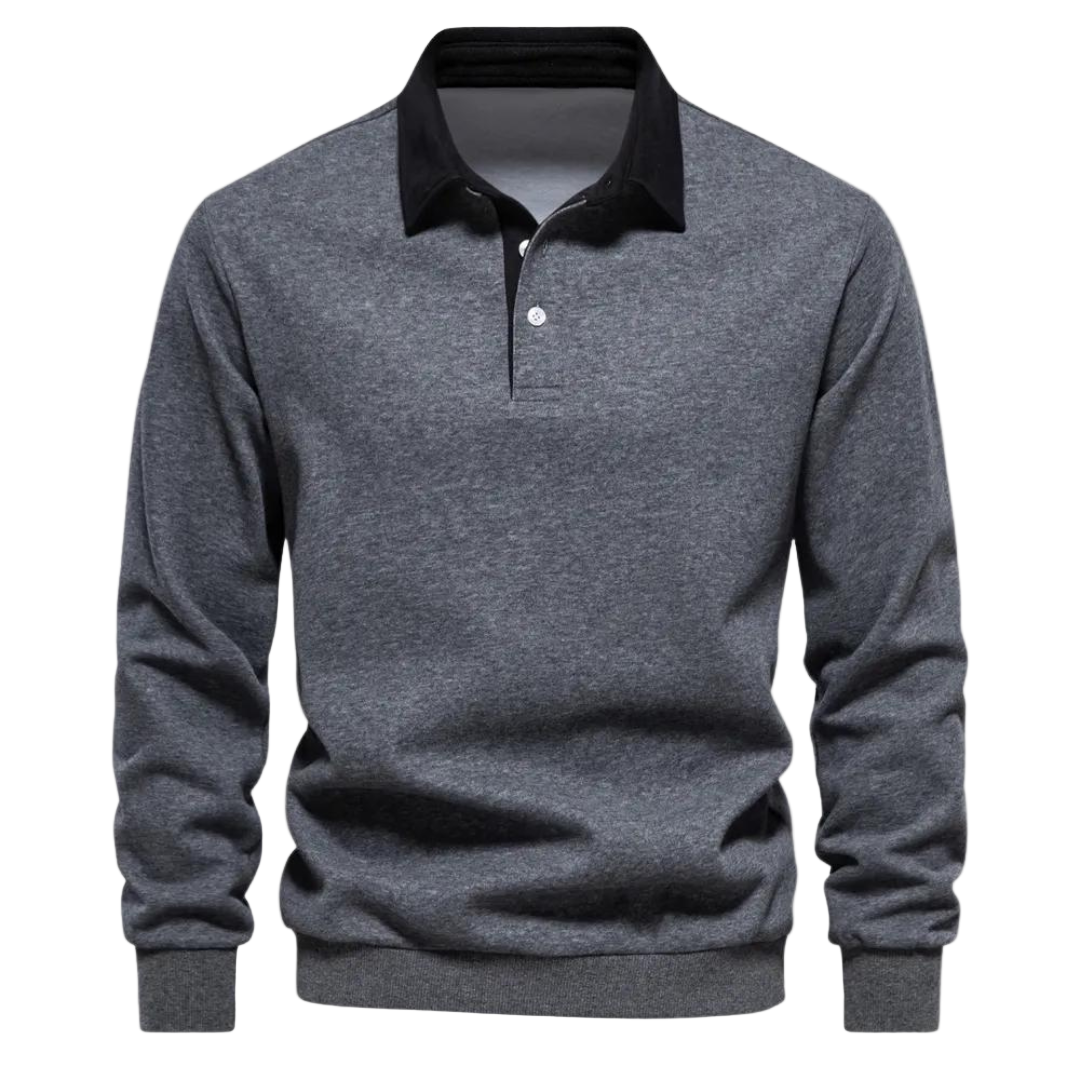 Herre Polo Poloskjorte Retro Stil 0