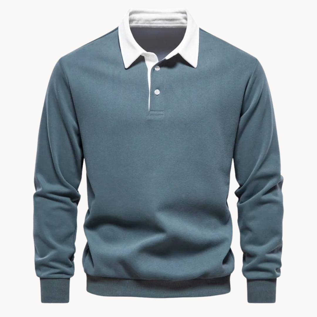 Herre Polo Poloskjorte Retro Stil 1