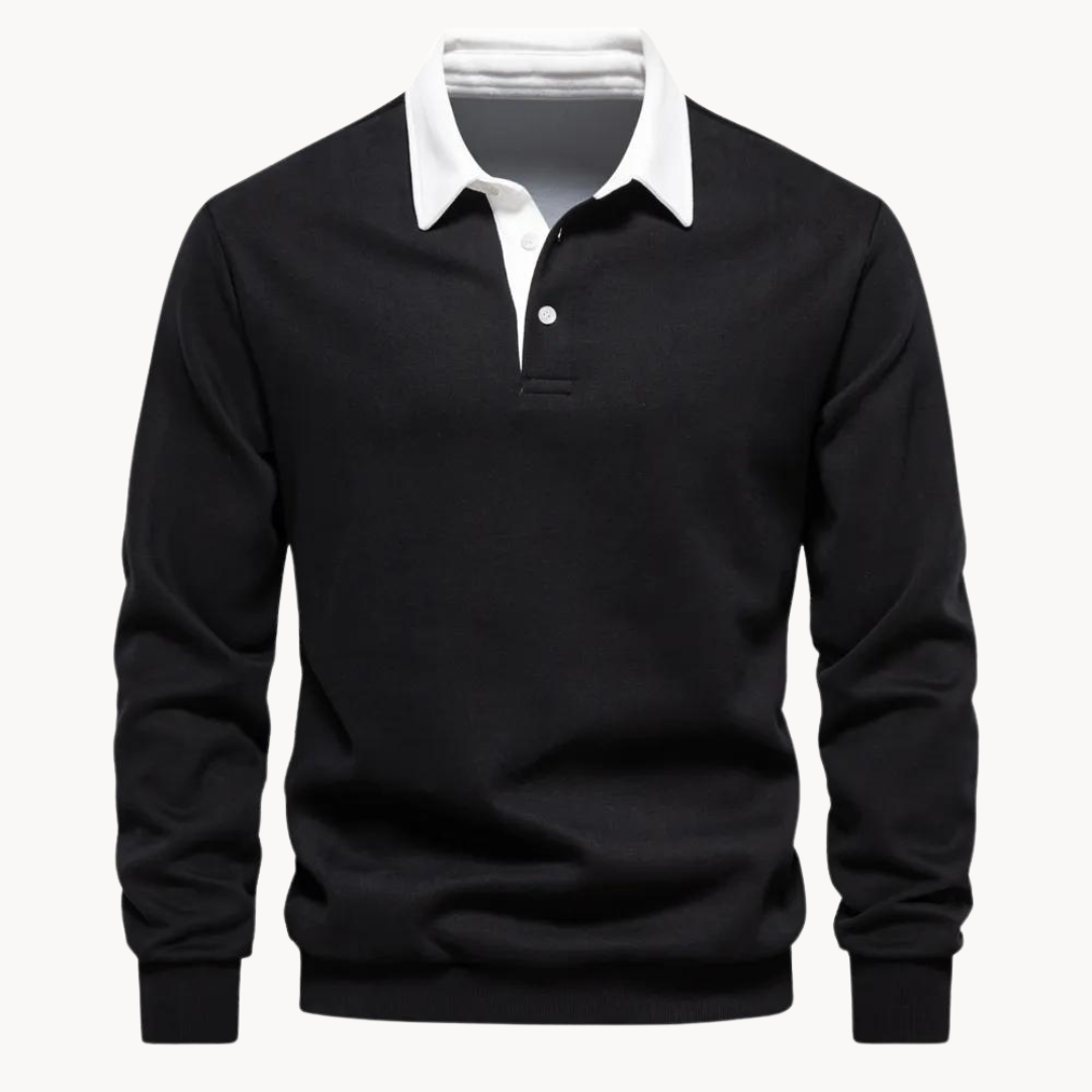 Herre Polo Poloskjorte Retro Stil 2