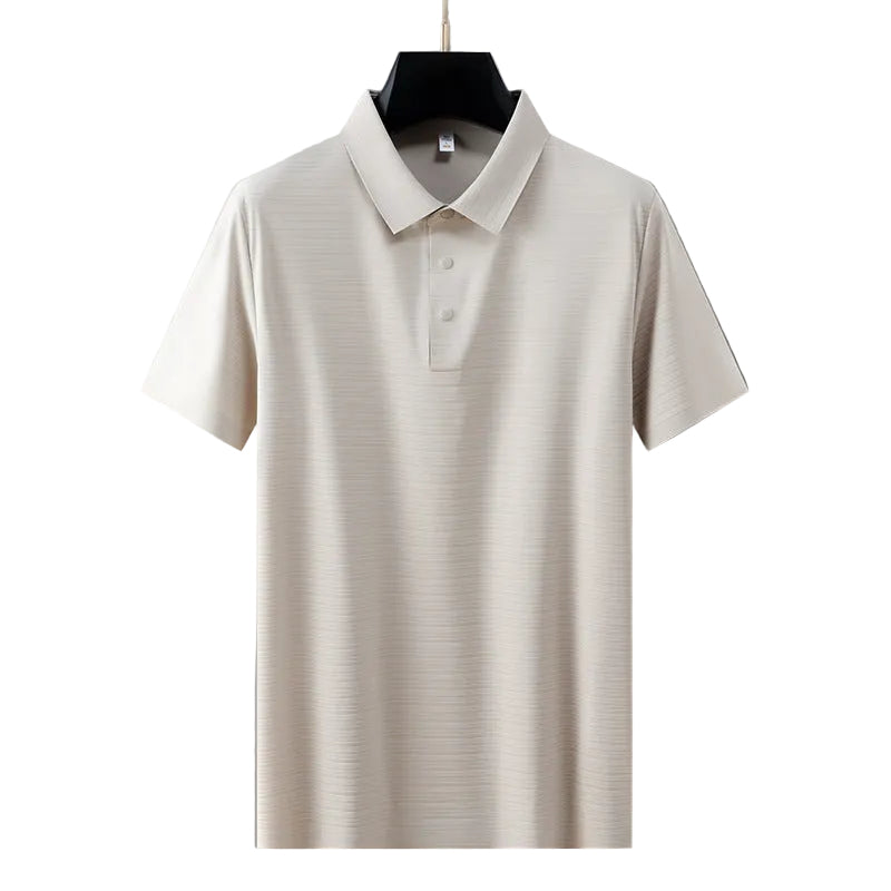 Herre Poloskjorte Klassisk Stil Ribbete Design 0