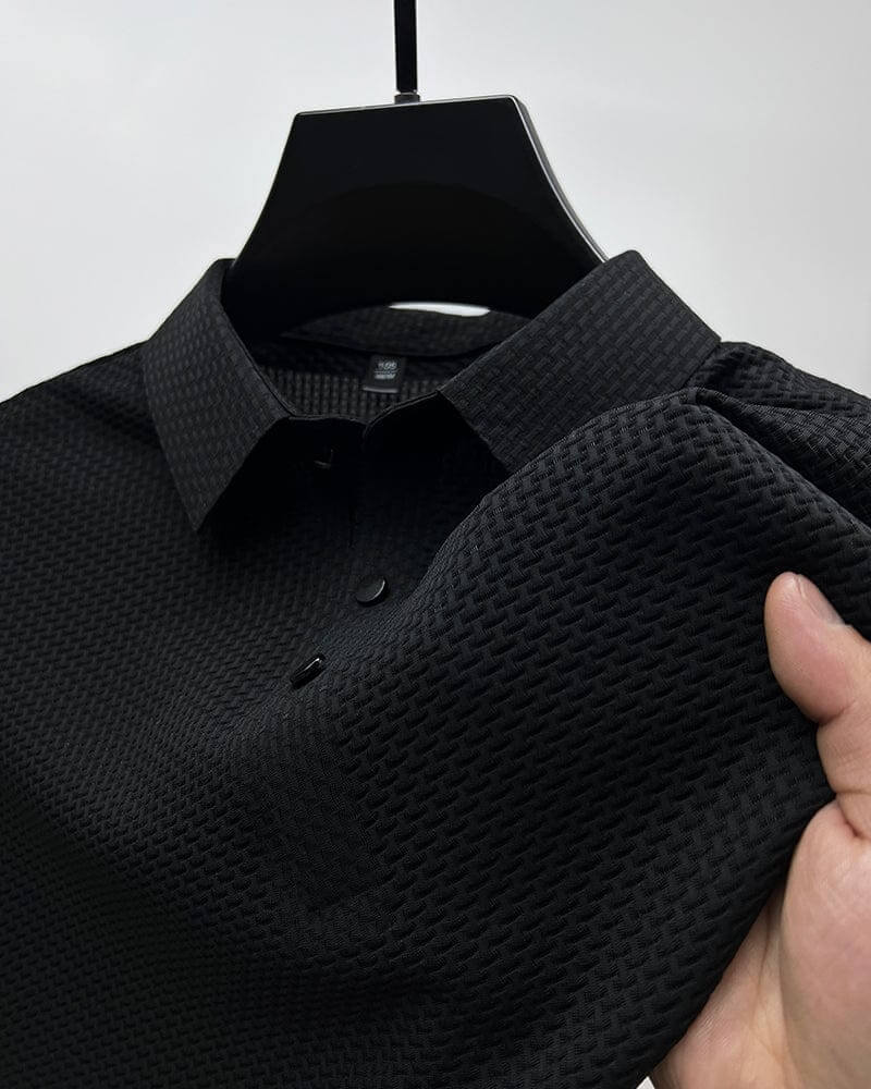 Herre Poloskjorte med Mesh Detaljer 2