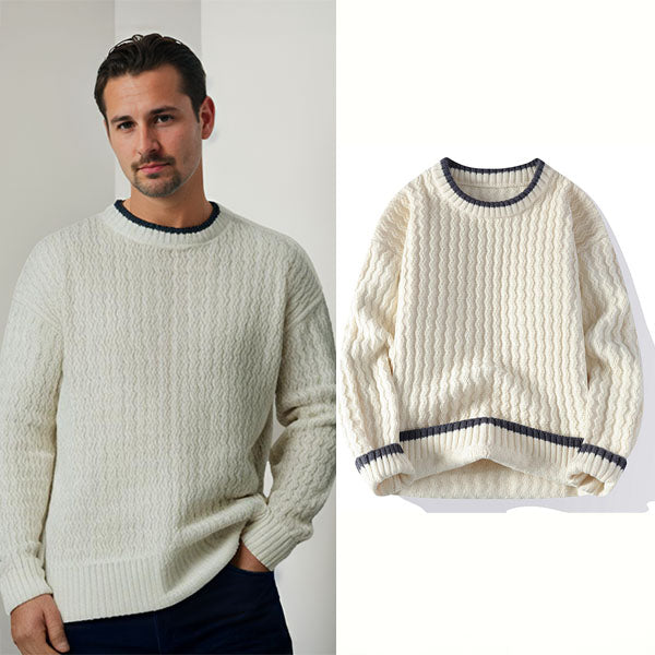 Herre Pullover med Avslappet Passform 5