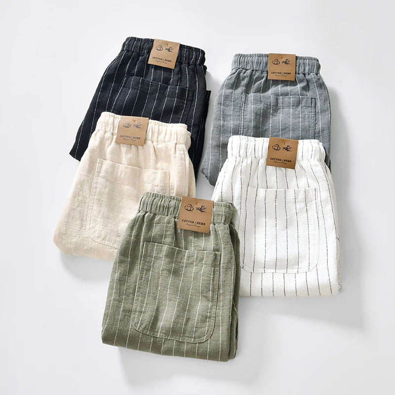 Herre Shorts med Stripete Mønster 7