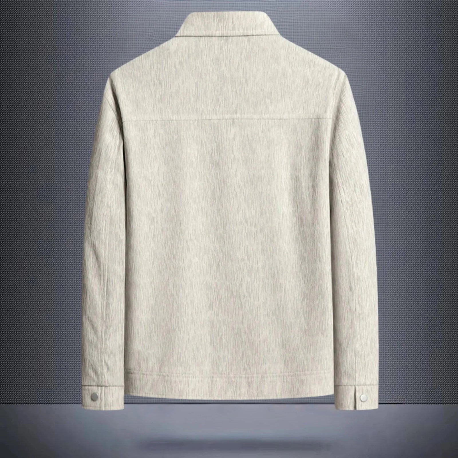 Herre Sommerjakke med Ribbet Design 2