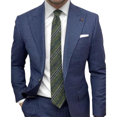 Herre Sportsfrakk Vendbar med Stripete Design 1