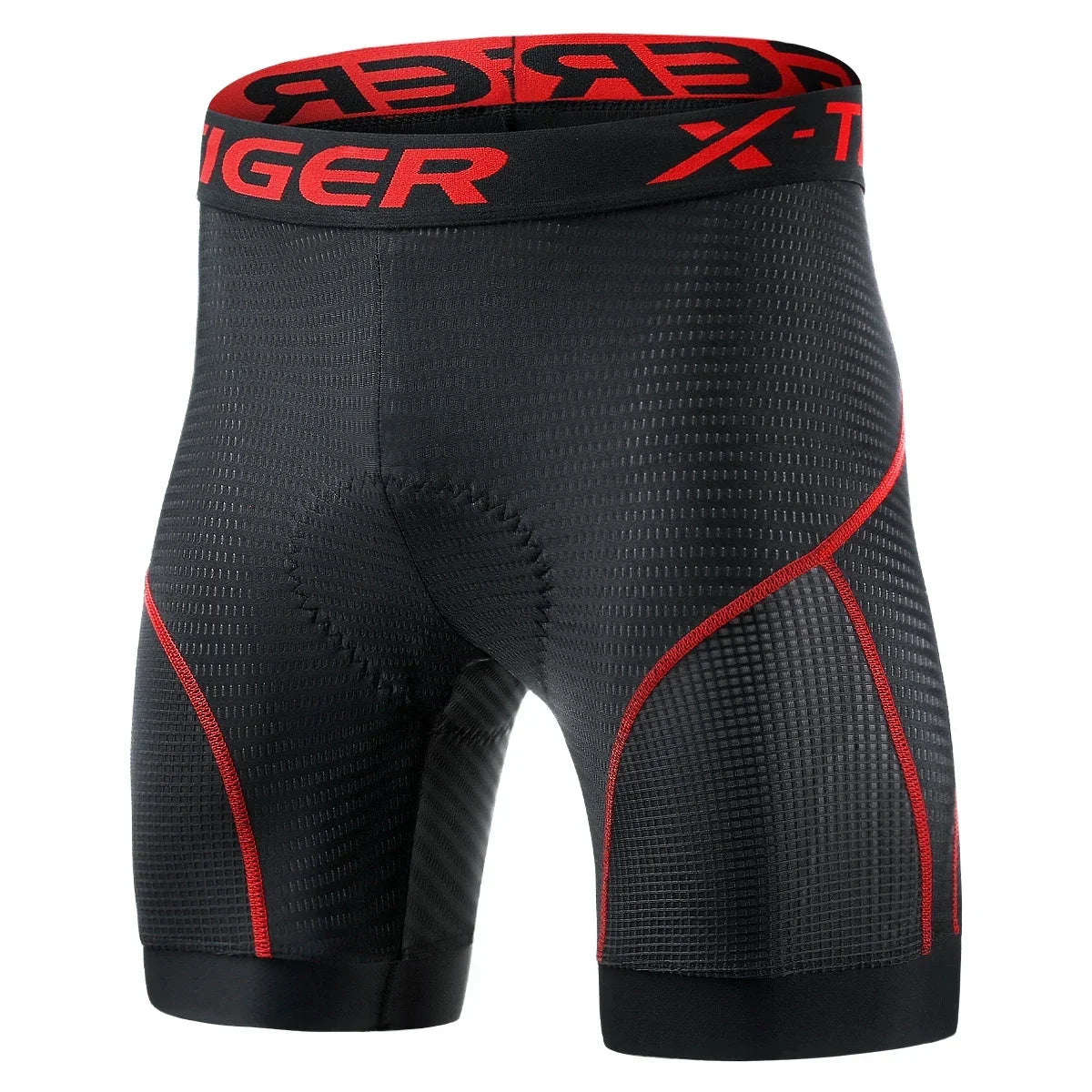 Herre Sykkelshorts Pustende Mesh med Gel Polstring og Lommer 6