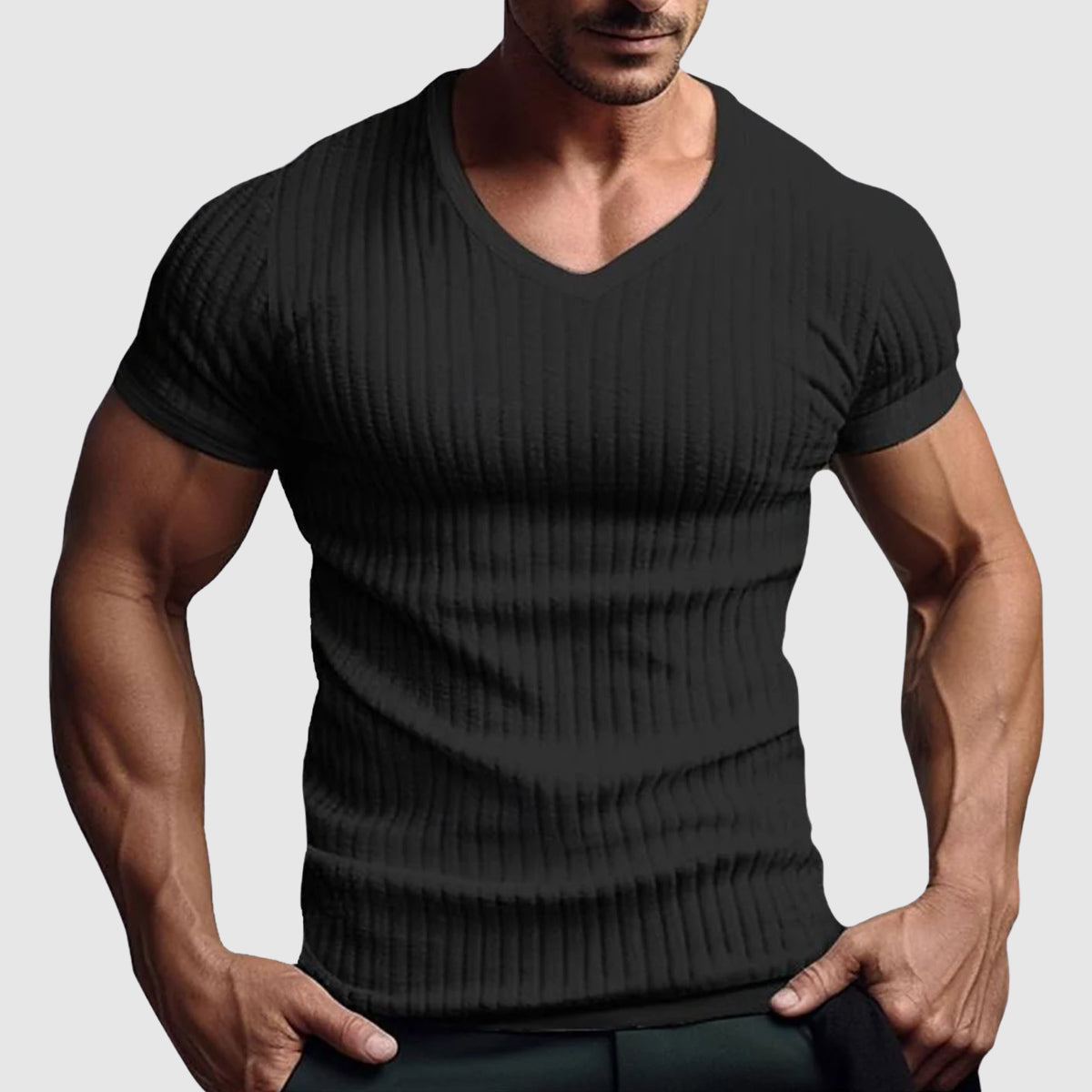 Herre T-skjorte Urban Stripe Slim Fit 2