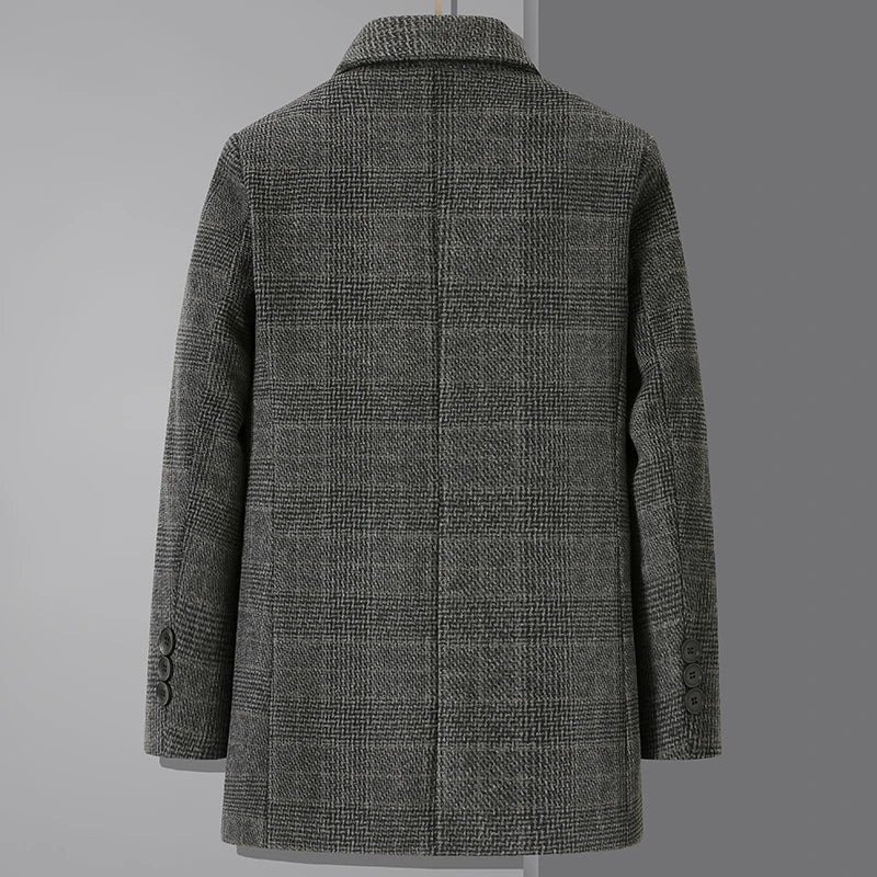 Herre Trench Coat Klassisk Stil 3