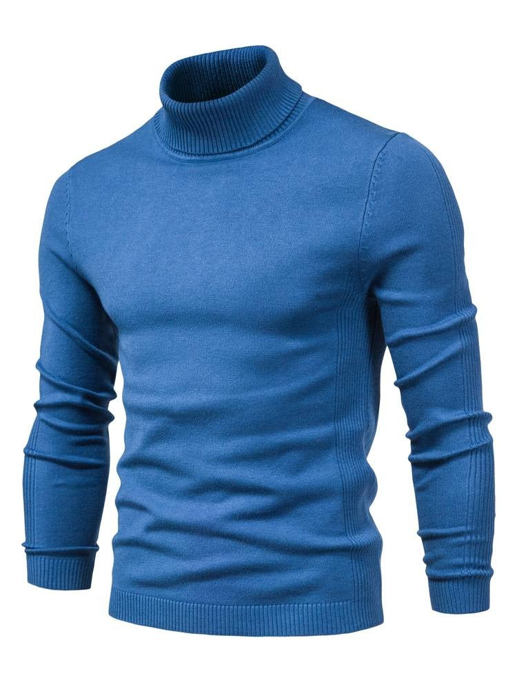 Herre Turtleneck Genser Slim Fit 3