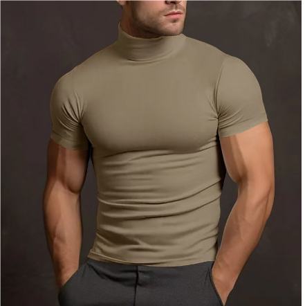 Herre Turtleneck Kortermet Moderne 5