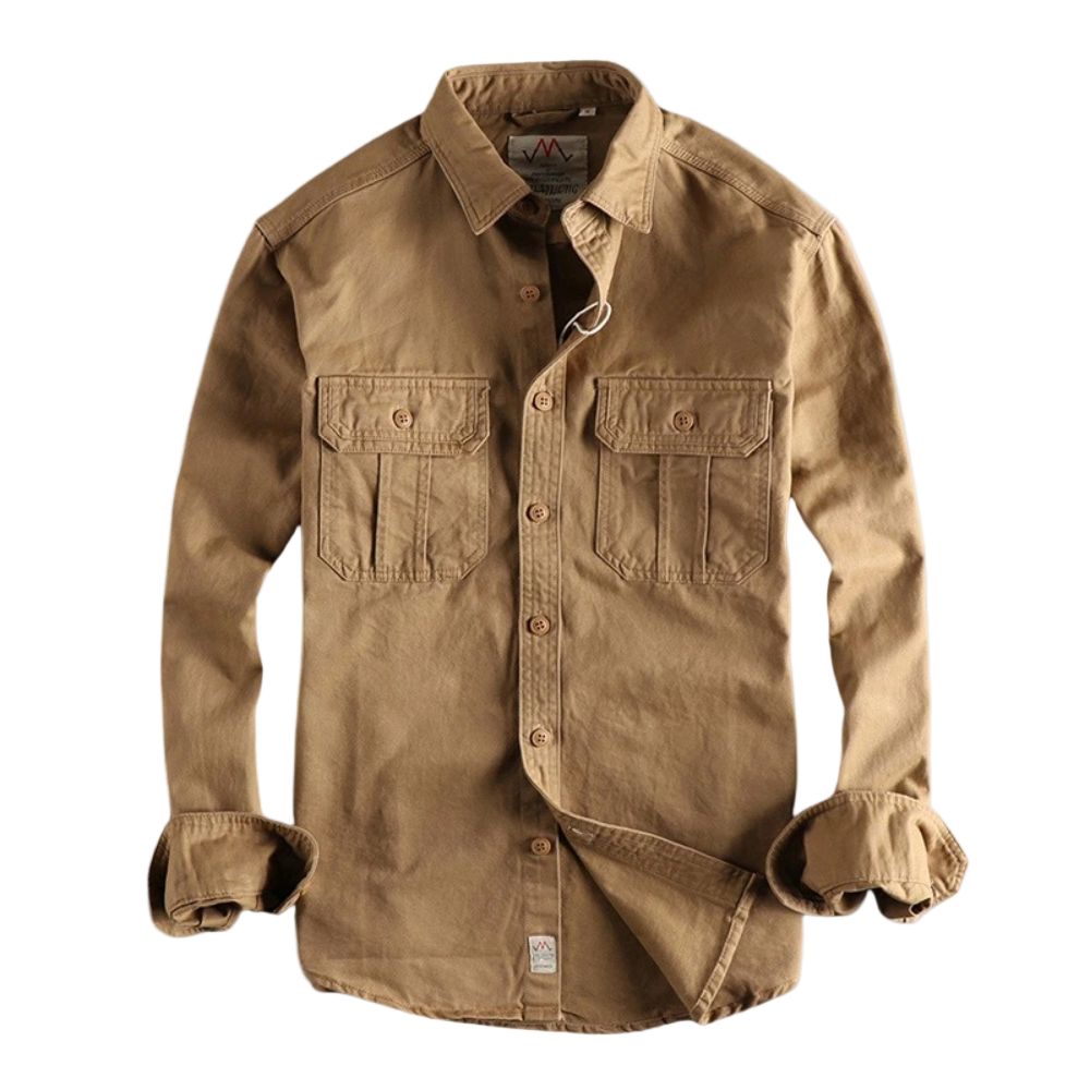 Herre Uformell Skjorte med Lange Ermer 0