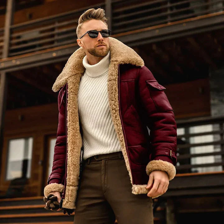 Herre Ullfrakk Klassisk Stil 5