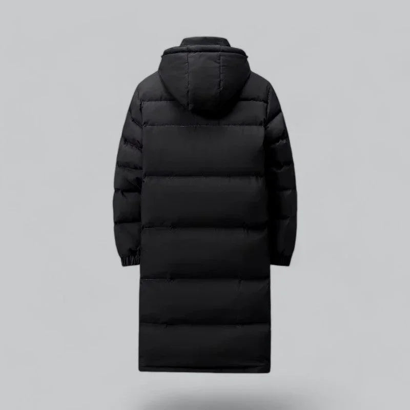 Herre Vinterjakke Lang Puffer Parka Moderne Stil 5