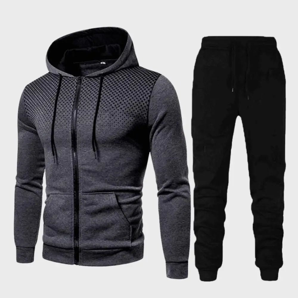 Herrer Treningssett med Hettegenser og Joggebukser 4