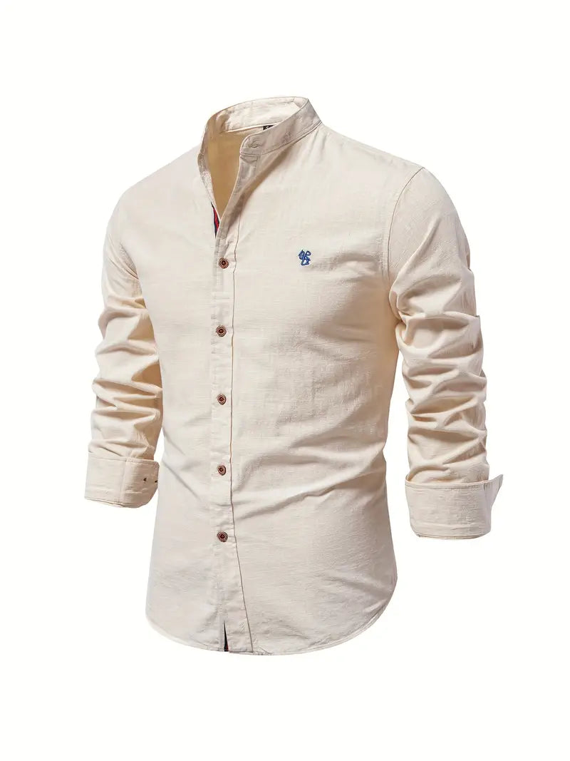Herreskjorte Casual Stil Med Knapper 4