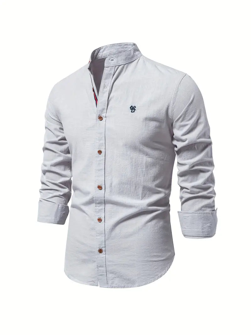 Herreskjorte Casual Stil Med Knapper 8