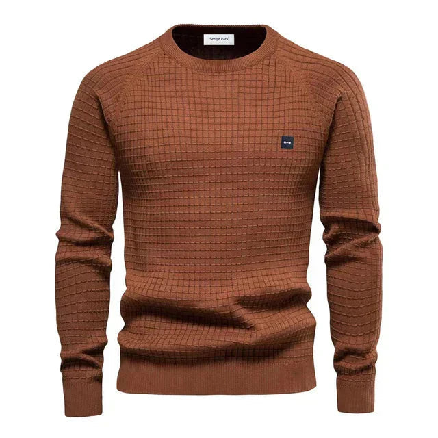 Herreskjorte Strikket Design Komfortabel 7