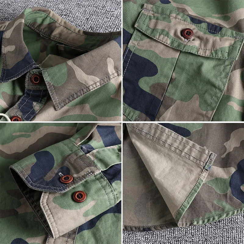 Herreskjorte Urban Camo Stilig 4