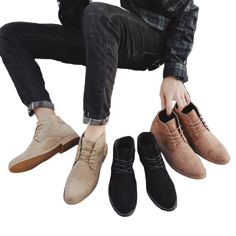 Herrestøvler i Lær Håndlaget Tidsriktig Design 2024 2