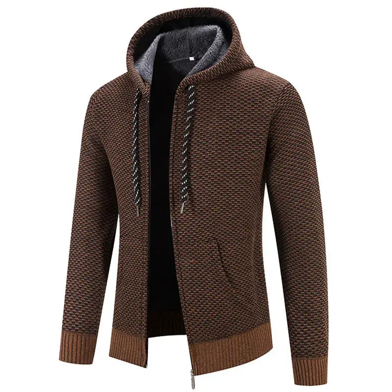 Hettegenser Herre Komfortabel Design med Dobbel Kappe 4