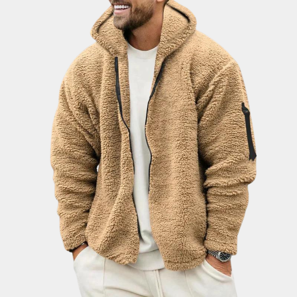 Hettegenser Herre Varm og Behagelig Design med Praktisk Hette 1