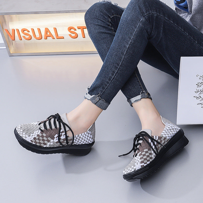 Joggesko Dame Flettet Design for Komfort og Stil 3