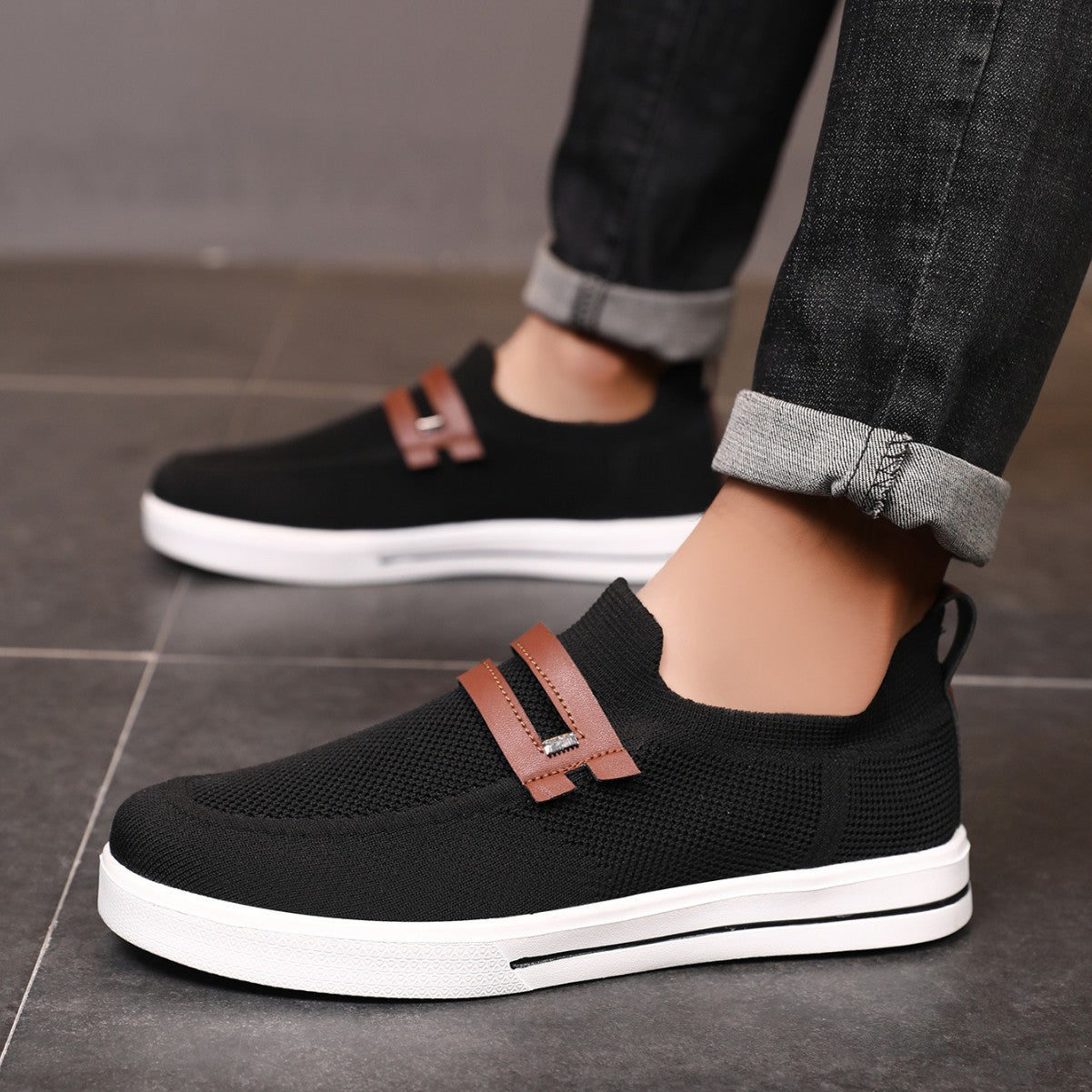 Joggesko Dame Slip-On Pustende Design 2