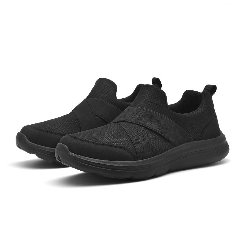 Joggesko Dame Slip-On med Elastisk Overdel og Sklisikker Såle 0