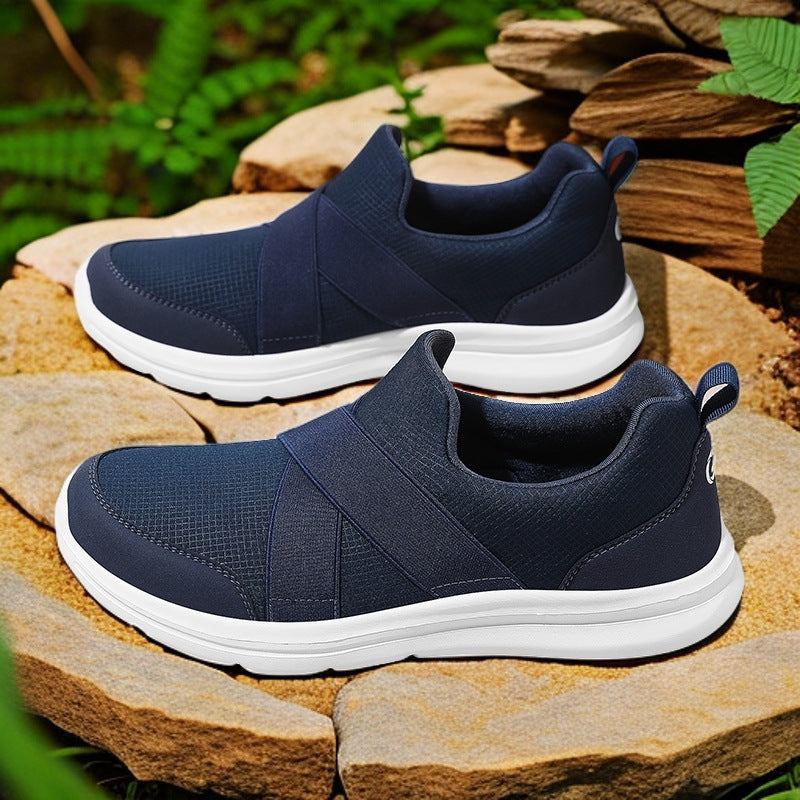 Joggesko Dame Slip-On med Elastisk Overdel og Sklisikker Såle 1