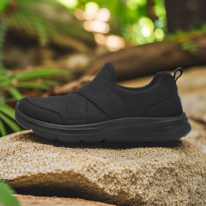 Joggesko Dame Slip-On med Elastisk Overdel og Sklisikker Såle 4