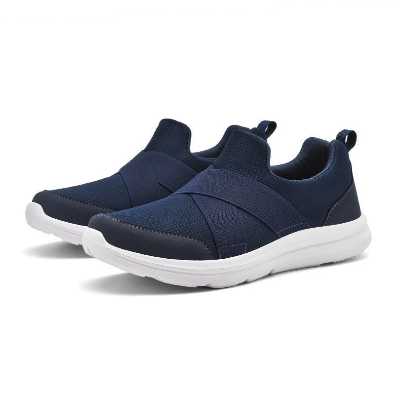 Joggesko Dame Slip-On med Elastisk Overdel og Sklisikker Såle 7