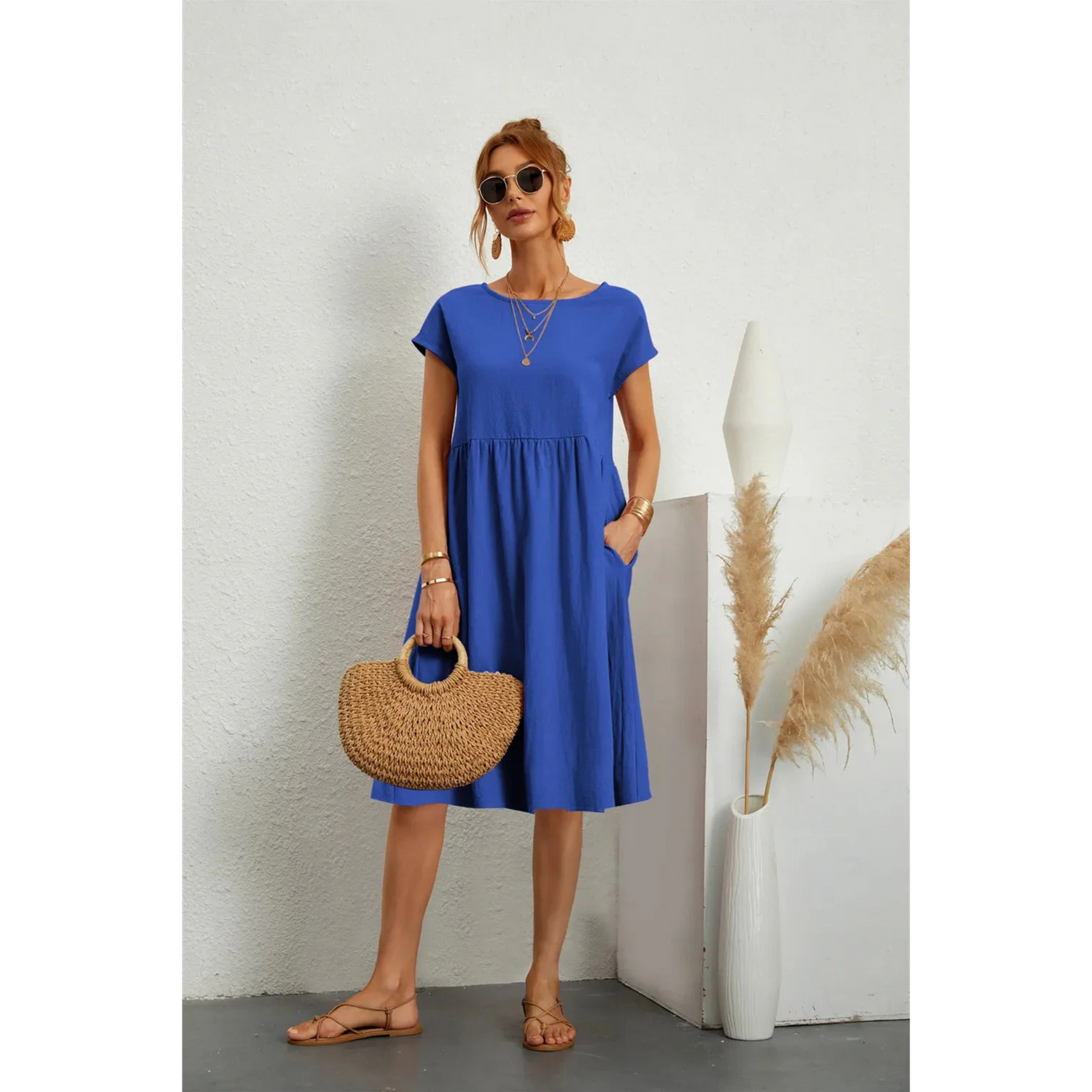 Kjole for kvinner - Flytende stil 4