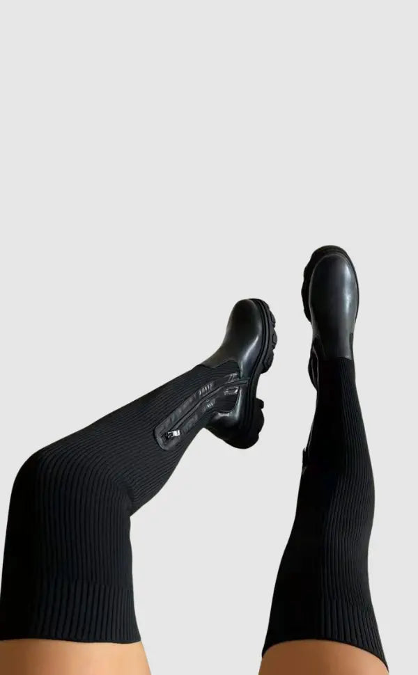 Knehøye Støvler for Kvinner Moderne Design 7