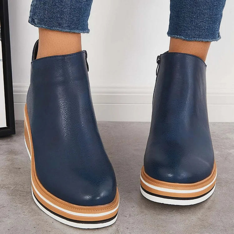 Kvinne Boots med Ullfôr og Lett Design 4