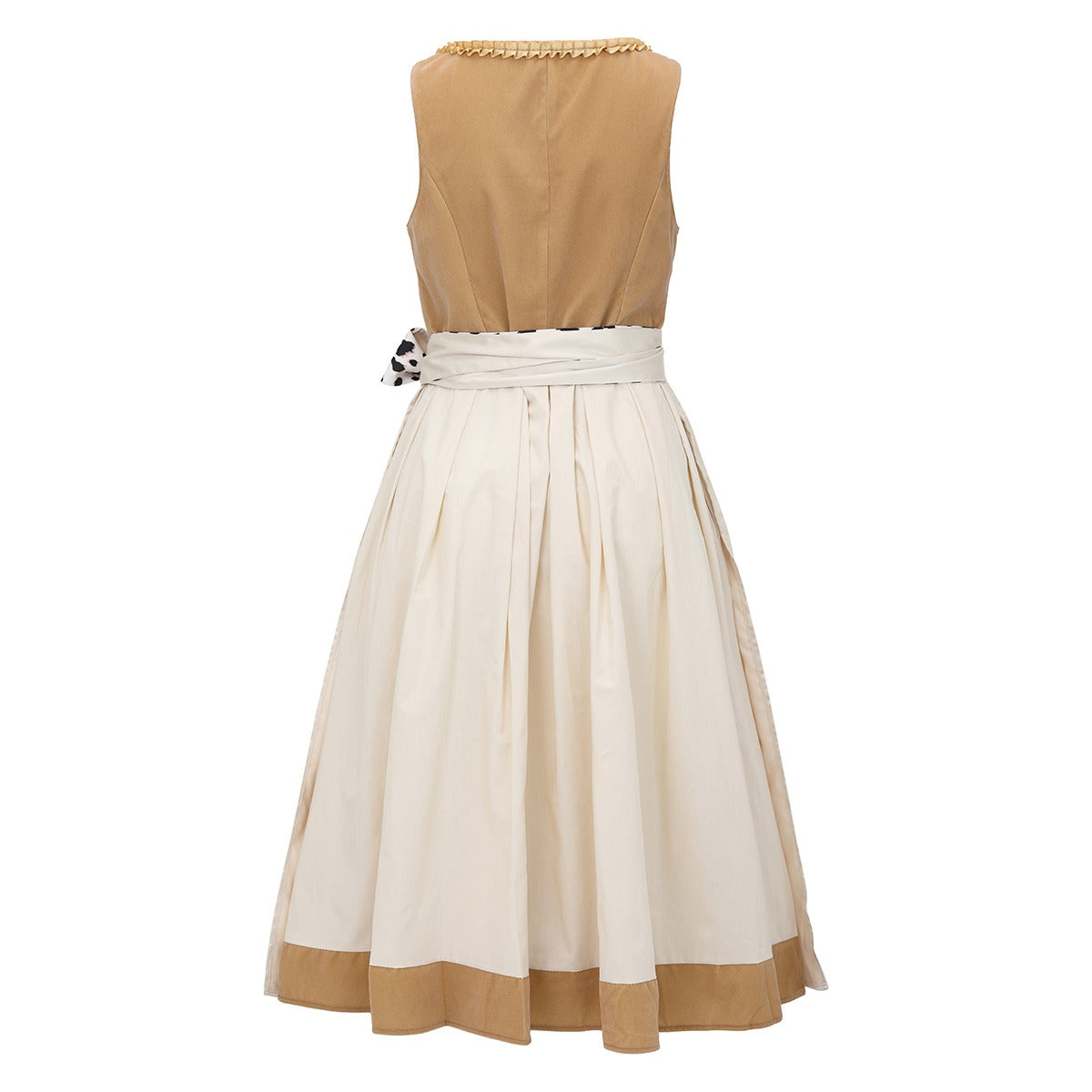 Kvinne Dirndl Leopardenmønster Polyester 2