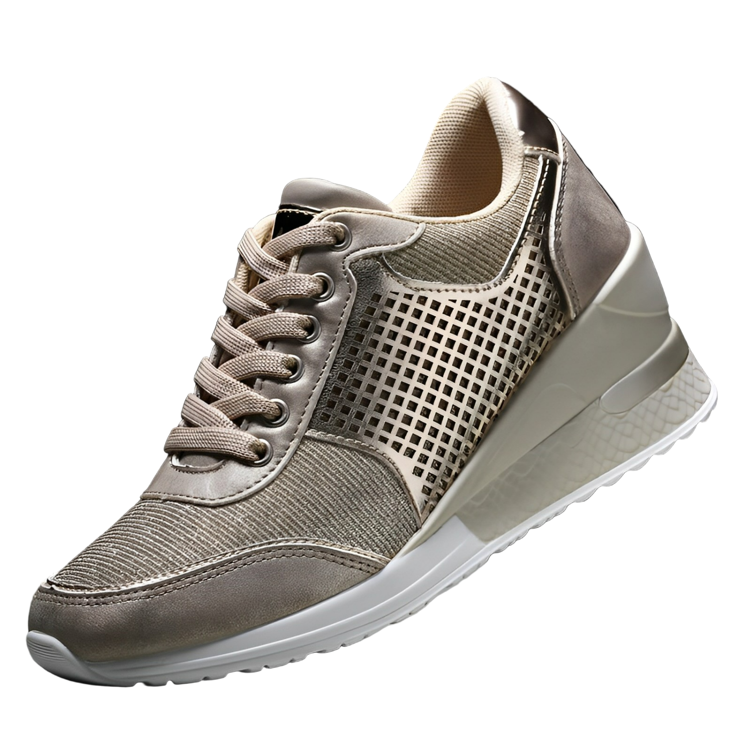 Kvinne Kilehæl Joggesko 6